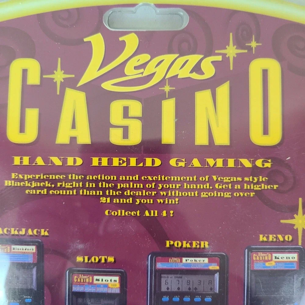 Manley‎ Toy Quest Vegas Casino Blackjack Hand Held Game New